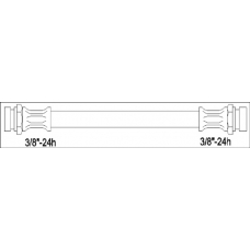 1906.01 REMSA Тормозной шланг