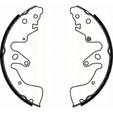 8100 69004 TRISCAN Комплект тормозных колодок