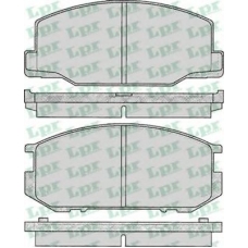 05P064 LPR Комплект тормозных колодок, дисковый тормоз