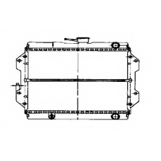 1020112814 ORDONEZ Радиатор, охлаждение двигателя