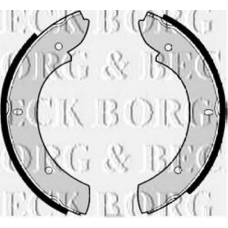 BBS6180 BORG & BECK Комплект тормозных колодок