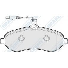 PD3097 APEC Комплект тормозных колодок, дисковый тормоз