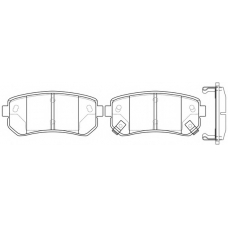 FP1157 FIT Комплект тормозных колодок, дисковый тормоз