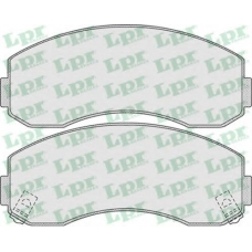 05P1007 LPR Комплект тормозных колодок, дисковый тормоз