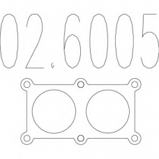 02.6005 MTS Прокладка, труба выхлопного газа