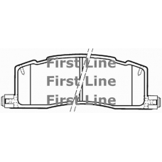 FBP3218 FIRST LINE Комплект тормозных колодок, дисковый тормоз