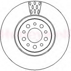 562391B BENDIX Тормозной диск