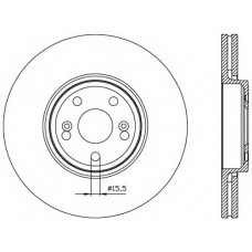 BDR2452.20 OPEN PARTS Тормозной диск