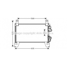 DW5077 AVA Конденсатор, кондиционер