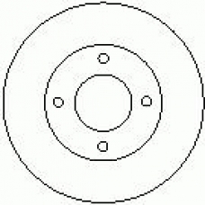 6610 10 KAWE Тормозной диск