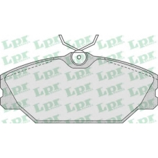 05P816 LPR Комплект тормозных колодок, дисковый тормоз