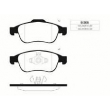 1083 F Goodwill Комплект тормозных колодок, дисковый тормоз