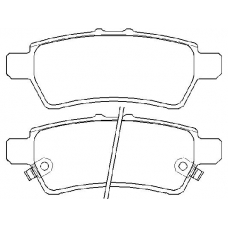 MDB2716 MINTEX Комплект тормозных колодок, дисковый тормоз