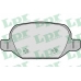 05P871 LPR Комплект тормозных колодок, дисковый тормоз