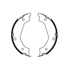 S819 SIMER Комплект тормозных колодок