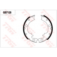 GS7125 TRW Комплект тормозных колодок