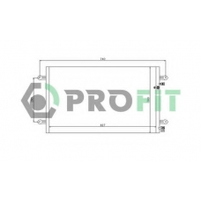 PR 9549C1 PROFIT Конденсатор, кондиционер