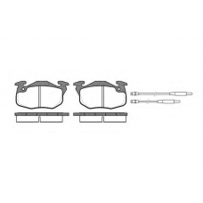 P0923.34 WOKING Комплект тормозных колодок, дисковый тормоз