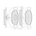 12062 OPTIMAL Комплект тормозных колодок, дисковый тормоз