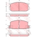GDB211 TRW Комплект тормозных колодок, дисковый тормоз