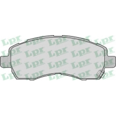 05P1025 LPR Комплект тормозных колодок, дисковый тормоз