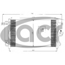 300474 ACR Конденсатор, кондиционер