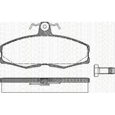 8110 10232 TRISCAN Комплект тормозных колодок, дисковый тормоз