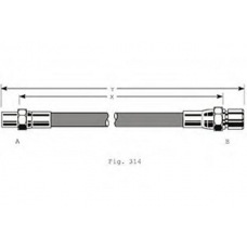 PHB204 TRW Тормозной шланг
