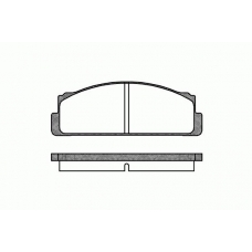 2022.20 ROADHOUSE Комплект тормозных колодок, дисковый тормоз