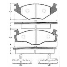 BLF374 QUINTON HAZELL Комплект тормозных колодок, дисковый тормоз