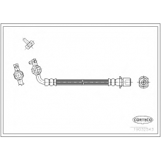 19032543 CORTECO Тормозной шланг