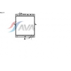 ME2177 AVA Радиатор, охлаждение двигателя
