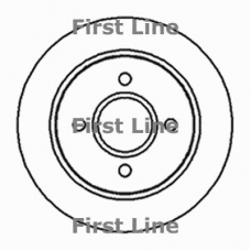 FBD481 FIRST LINE Тормозной диск