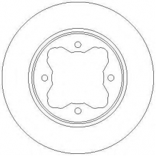 AC2201D AC Delco Тормозной диск