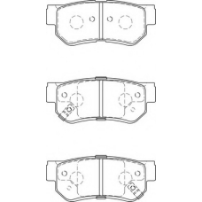 FD7443A NECTO Комплект тормозных колодок, дисковый тормоз