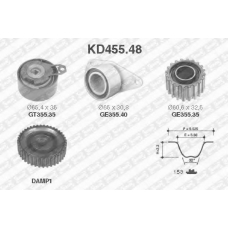 KD455.48 SNR Комплект ремня грм