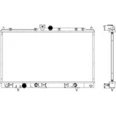 3321-1007 SAKURA  Automotive Радиатор, охлаждение двигателя