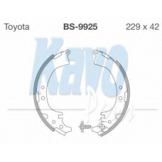 BS-9925 KAVO PARTS Комплект тормозных колодок
