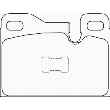 MDB1133 MINTEX Комплект тормозных колодок, дисковый тормоз