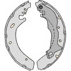 K721473 MGA Комплект тормозов, барабанный тормозной механизм