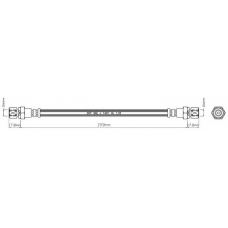 VBH734 MOTAQUIP Тормозной шланг