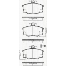 8110 15867 TRISCAN Комплект тормозных колодок, дисковый тормоз
