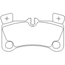 MDB3035 MINTEX Комплект тормозных колодок, дисковый тормоз