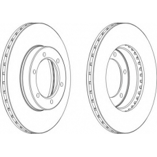 DDF800-1 FERODO Тормозной диск