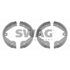 10 92 8729 SWAG Комплект тормозных колодок, стояночная тормозная с