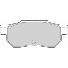 FD6344A NECTO Комплект тормозных колодок, дисковый тормоз