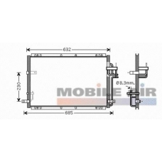 60835085 SCHLIECKMANN Конденсатор, кондиционер