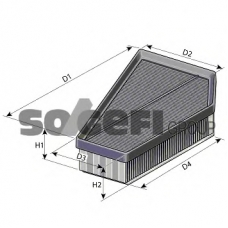 PA7678 COOPERSFIAAM FILTERS Воздушный фильтр