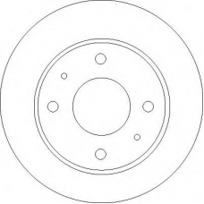 DF4158 TRW Тормозной диск