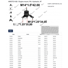 AWSTO1182 Tenacity Опора двигателя гелевая tenacity (601) awsto1182